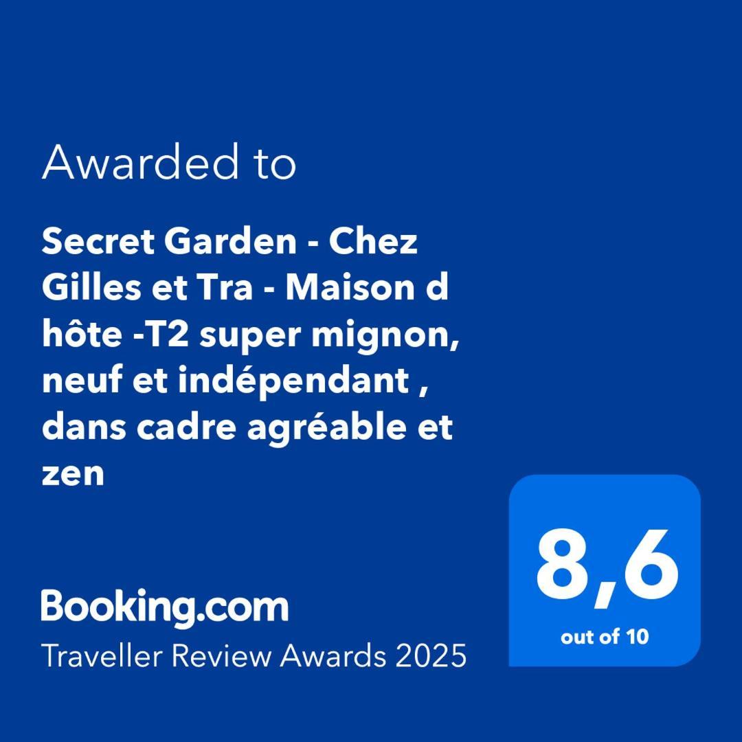 Secret Garden - Chez Gilles Et Tra - Maison D Hote -T2 Super Mignon, Neuf Et Independant , Dans Cadre Agreable Et Zen Valergues 外观 照片